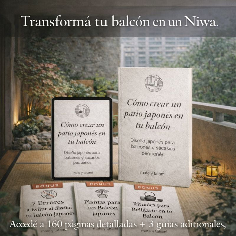 Cómo crear un patio japonés en tu balcón