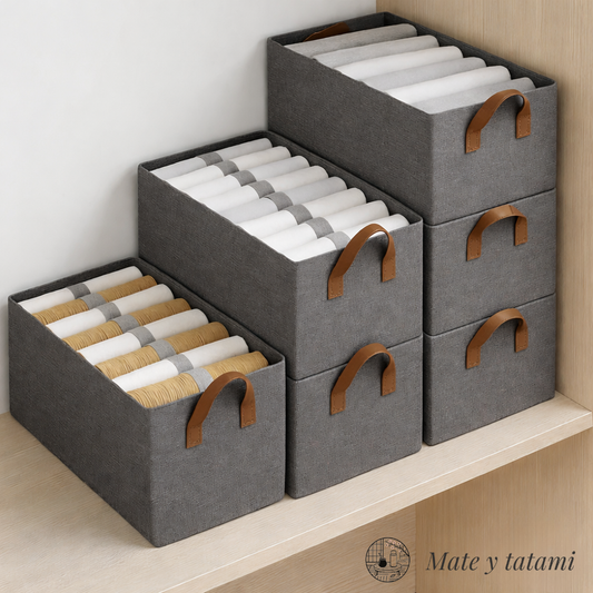 Organizador de ropa para la calma visual